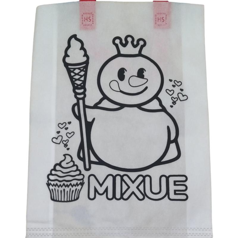 Tas Goodiebag / spundbond mewarnai 30x40cm Wanita Belanja 3
