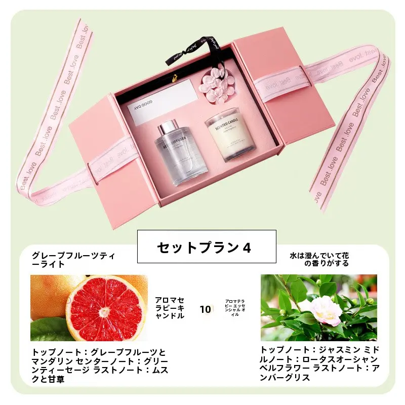 さくらアロマセラピーギフトボックスセット火がつかないフレグランス