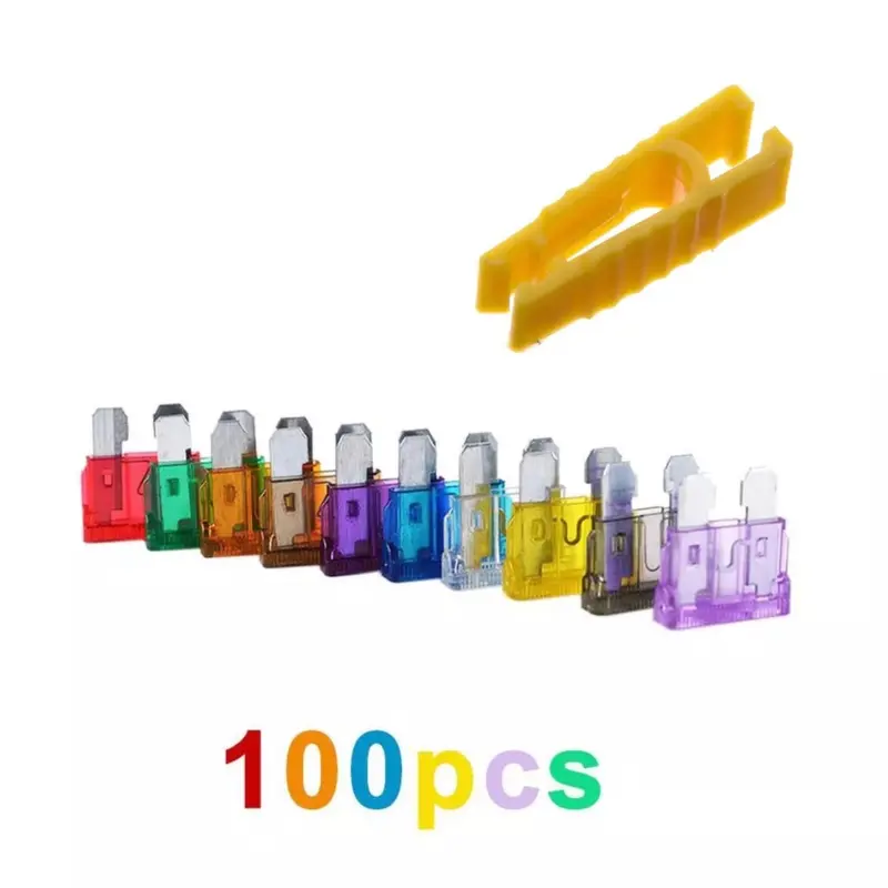 Sekring Tancap Fuse Standar 100 pcs Ukuran 2A ~ 40A 2