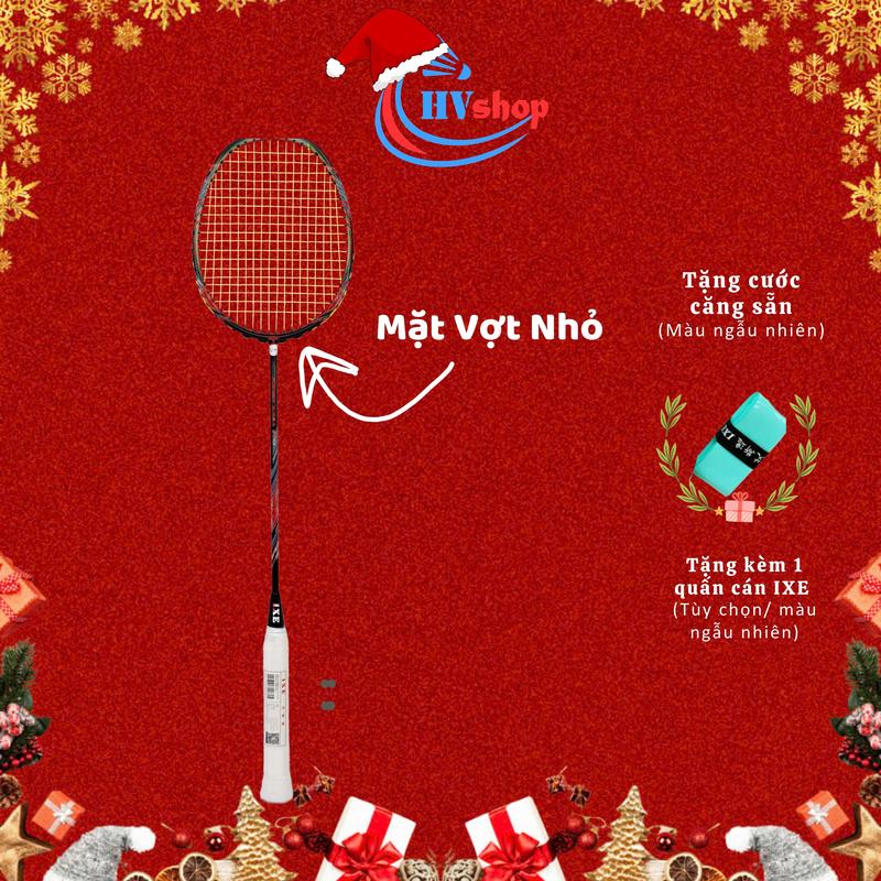 [MẶT VỢT NHỎ] Vợt tập điểm ngọt, tập độ chính xác - IXE Power Area 900, căng sẵn cước, tặng quấn cán, mặt vợt nhỏ hơn vợt bình thường, vợt cầu lông, cán vợt, cầu lông, sport - HV SHOP