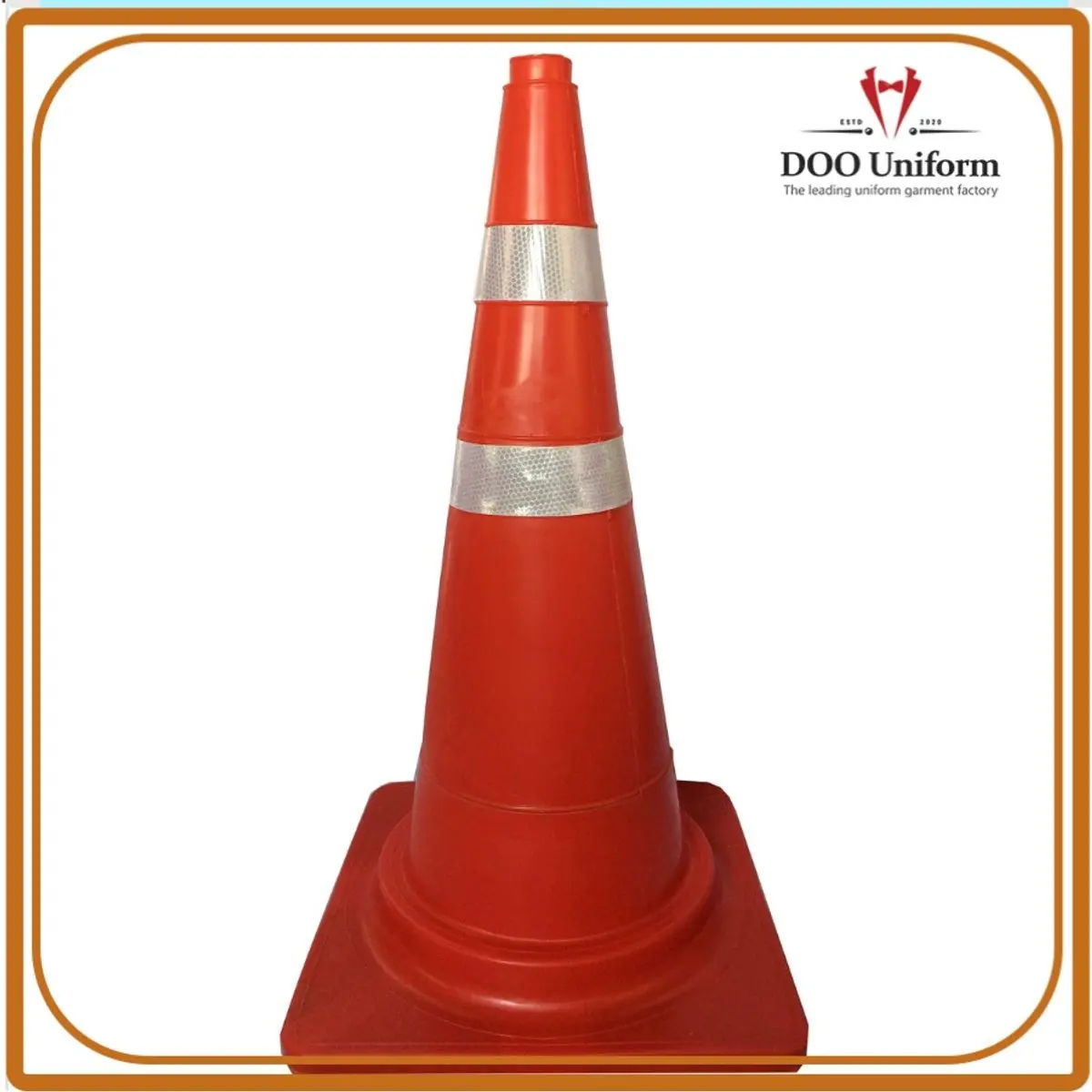 Cọc tiêu nhựa Hàn Quốc cao 75 cm