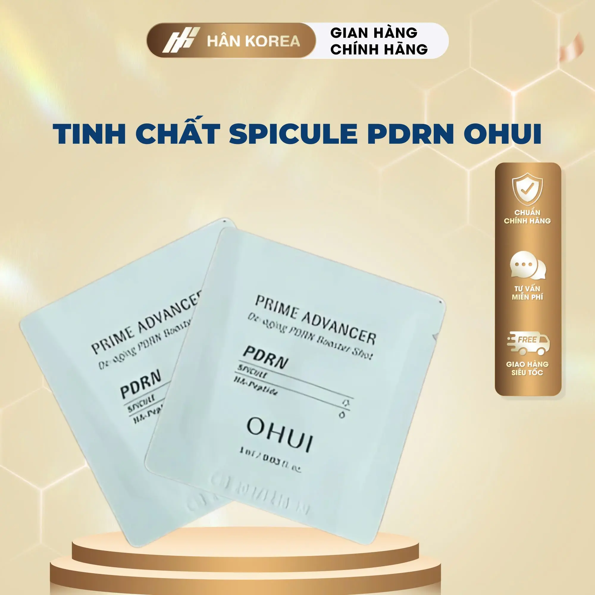 C764 - [LIVETREAM] - Combo 30 gói sample tinh chất Spicule PDRN Ohui 1ML