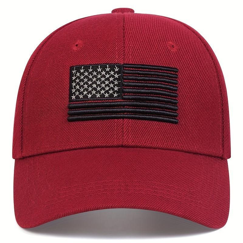 Product Introduction of USA Flag Embroidery Baseball Cap Solid Color Vintage Sun Hat Adjustable Lightweight Dad Hats For Women Men 25