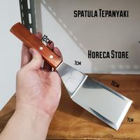 Gambar Spatula Tepanyaki stainless steel. Cape Martabak- Cape Pizza. Cape dari Horeca Store Kota Administrasi Jakarta Barat 1 Tokopedia