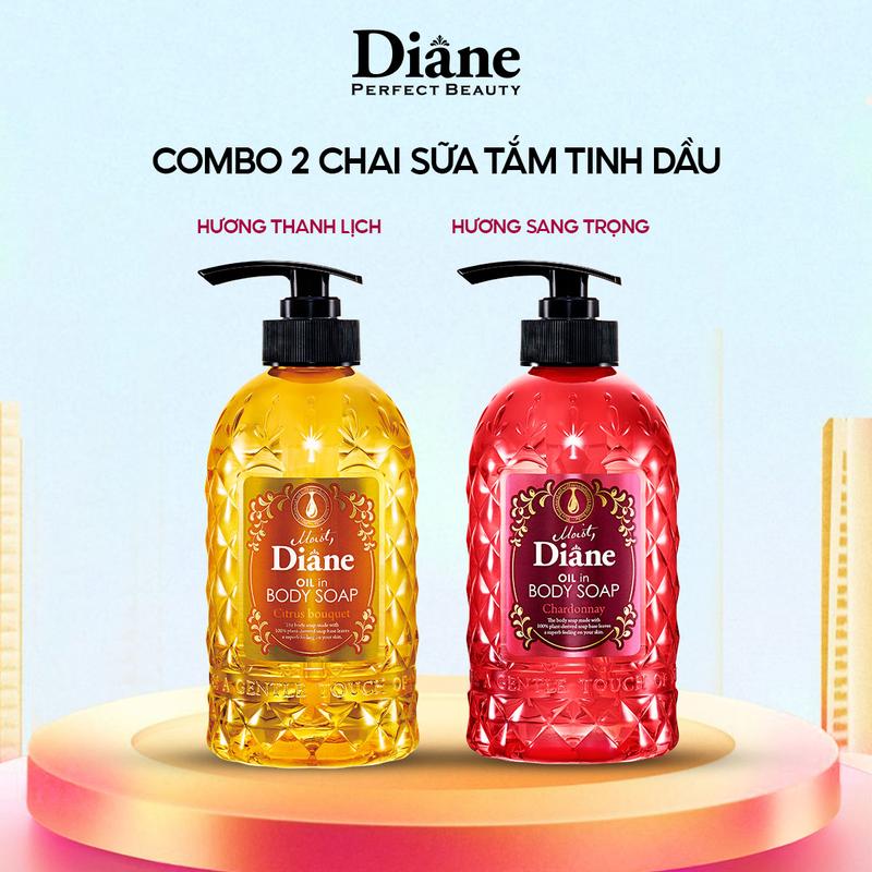 COMBO 2 Sữa Tắm Tinh Dầu Diane 500ml*2