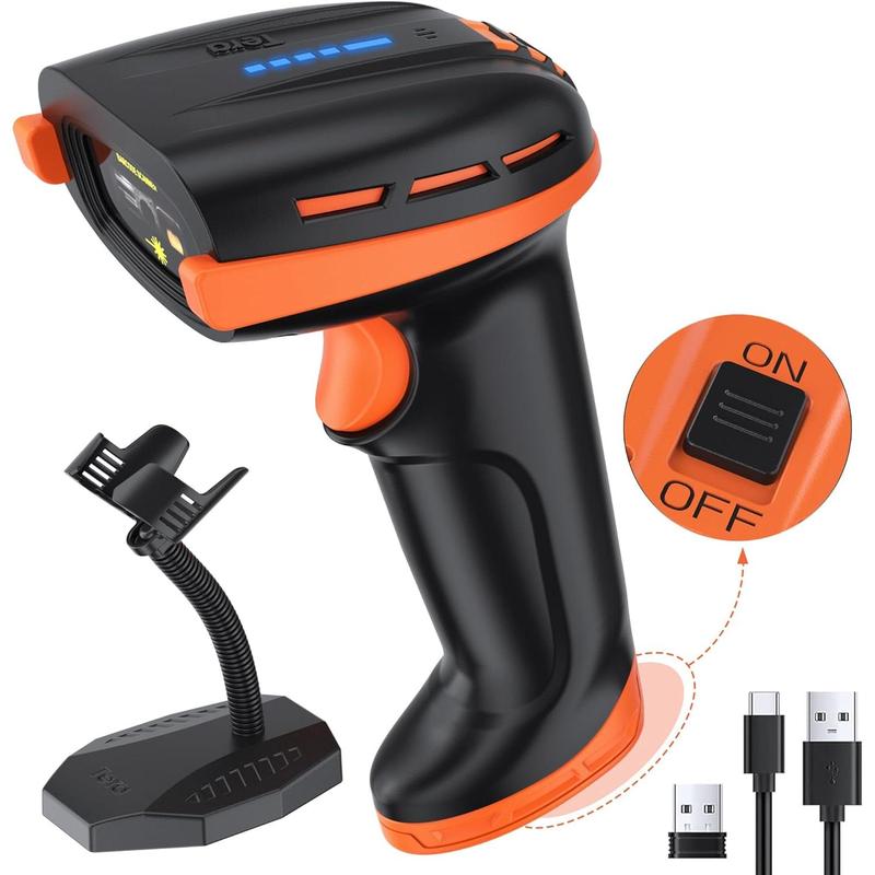 Pro Barcode Scanner with Power Level Replaceable Wall Mountable Stand ...