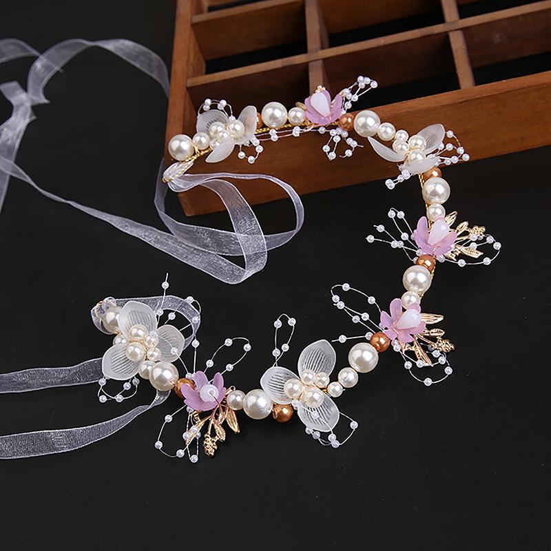 cài tóc Cô Dâu Bohemian, Phụ Kiện Đội Đầu Cô Dâu, Vòng Hoa, Vòng Hoa, Băng Đô, Bờm Tóc, dành cho bé gái mùa xuân, quà tặng trẻ em, [Lww] 1