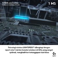 Gambar Logitech G304 Lightspeed Mouse Gaming Wireless Sensor 12K DPI - Black dari Logitech Indonesia Kota Surabaya 4 Tokopedia