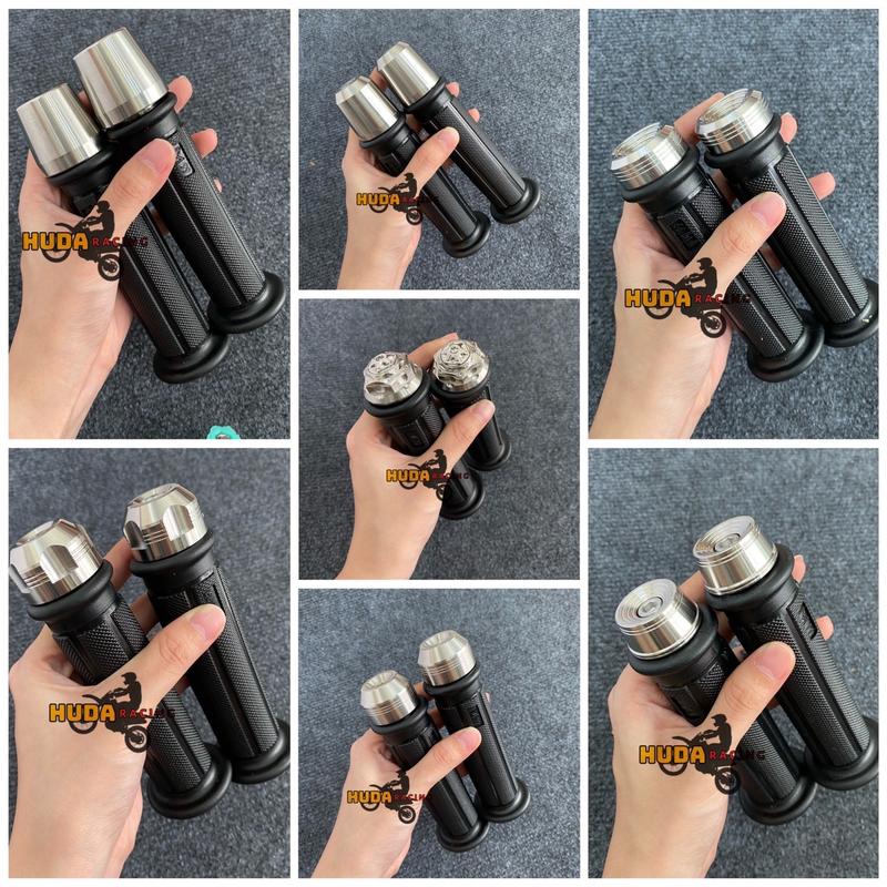 Combo gù tay lái inox 304 kèm bao tay gắn cho tất cả dòng xe Phụ Kiện Phụ Tùng Tay Ga baotay