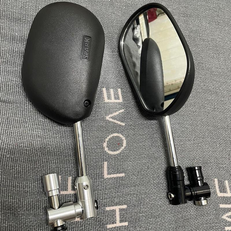 Gương Chiếu Hậu Spark Kèm Chế Xoay 360 Độ ( Lắp Đặt Gương Bên Trái Xe Máy ) Phụ Kiện Phụ Tùng Phụ Kiện Phụ Tùng
