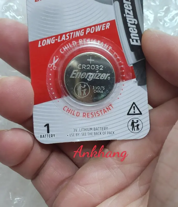Pin CR2032 / CR 2032 3V Lithium Energizer chuyên dùng cho smartkey ô tô, xe máy - Hàng chính hãng Đèn Titan 2