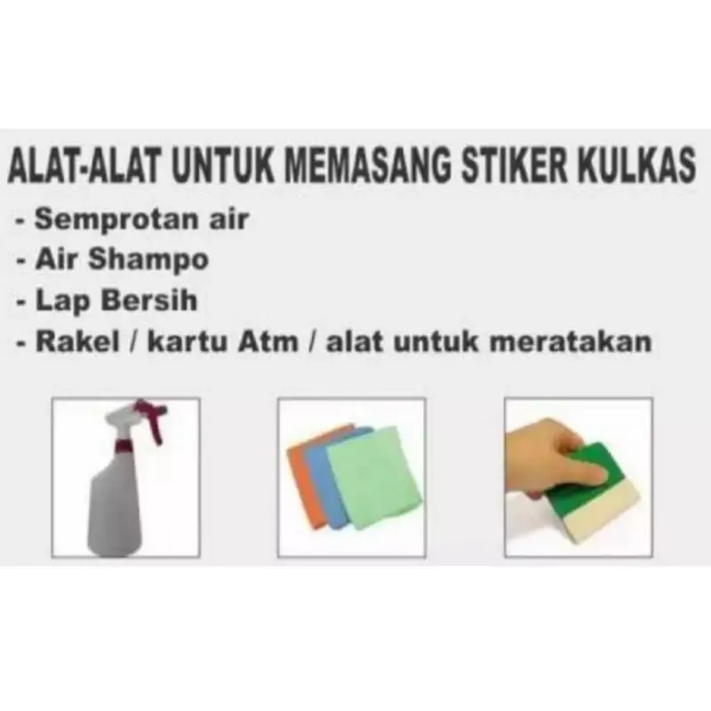Stiker Kulkas 1 Pintu / Stiker Kulkas 2 Pintu / Stiker Kompor / Stiker Mesincuci / Stiker Ricecooker Cetak Sendiri 2