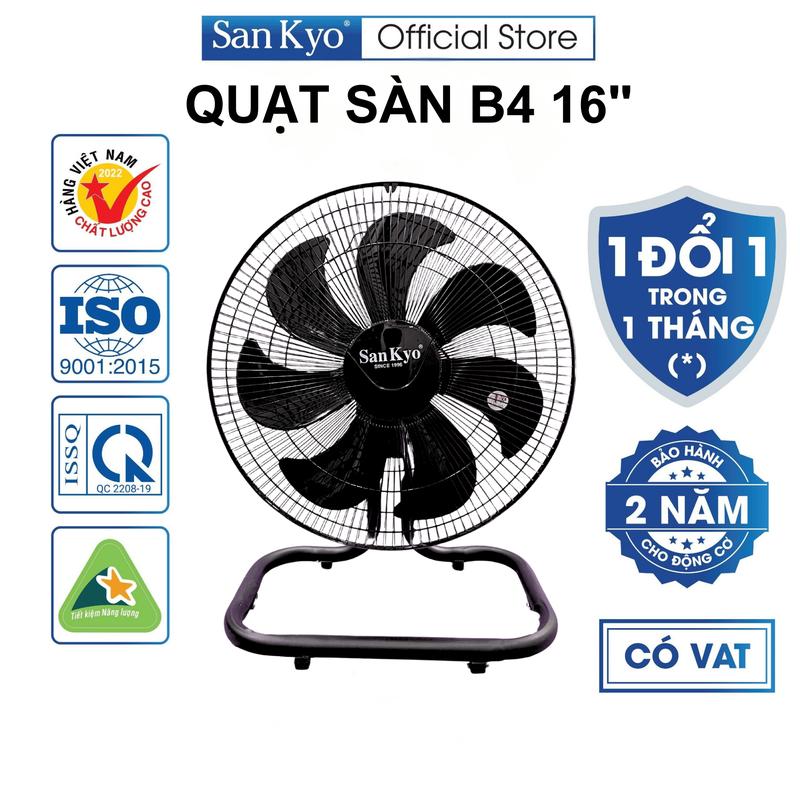 ·Quạt Chân Quỳ Để Sàn B4 SanKyo Đường Kính 40cm Fan QuạT