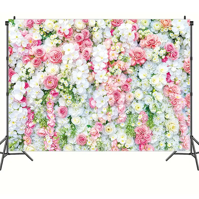 Rose Pattern Wall Tapestry, Floral Pattern Wall Hanging, Wall Art Decor for Home Living Room Bedroom, Home Decor, Room Decor, Flower 5