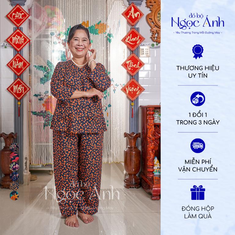 Đồ Bộ Nữ Áo Túi Cài Nút Quần Dài Tay Dài Chất Liệu Tole Hai Da Mềm Mịn Thoáng Mát Thoải Mái Sang Trọng (Mã TLQDTD)