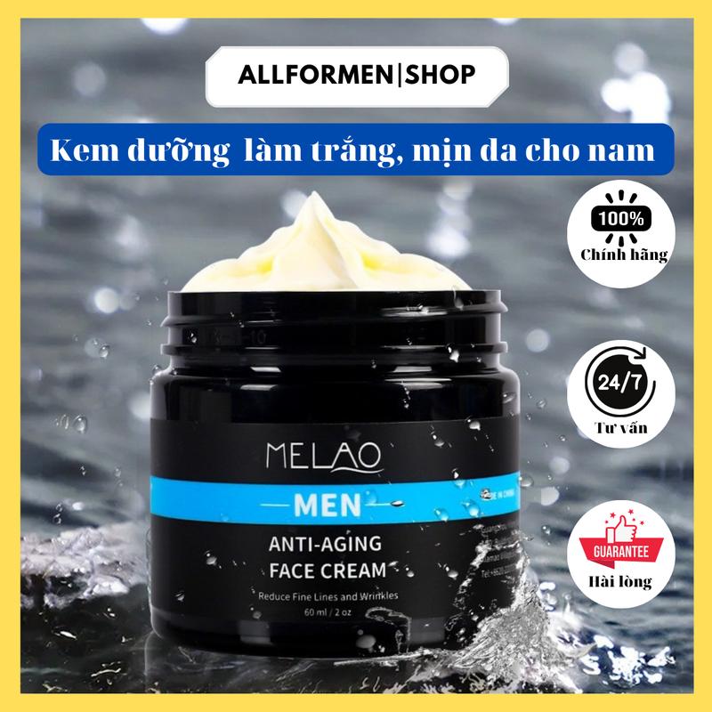 Kem dưỡng da dành cho nam Melao. Giúp làm trắng da, làm mịn, cải thiện các hiện tượng về da Serum Skincare kem dưỡng  trắng da serum  dưỡng kem  dưỡng mặt  nạ hjl  kem kem sản phẩm đơn
