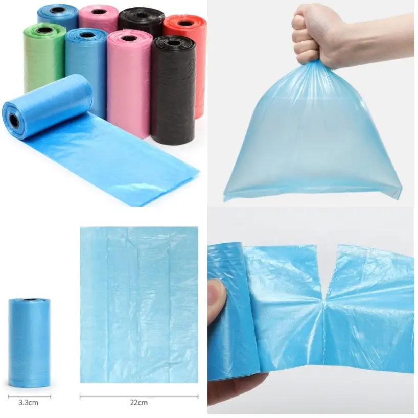 TOP QUALITY Kantong Roll Sampah Pup 20pc 30x22cm Untuk Angkat poop Kotoran Anjing dan Kucing