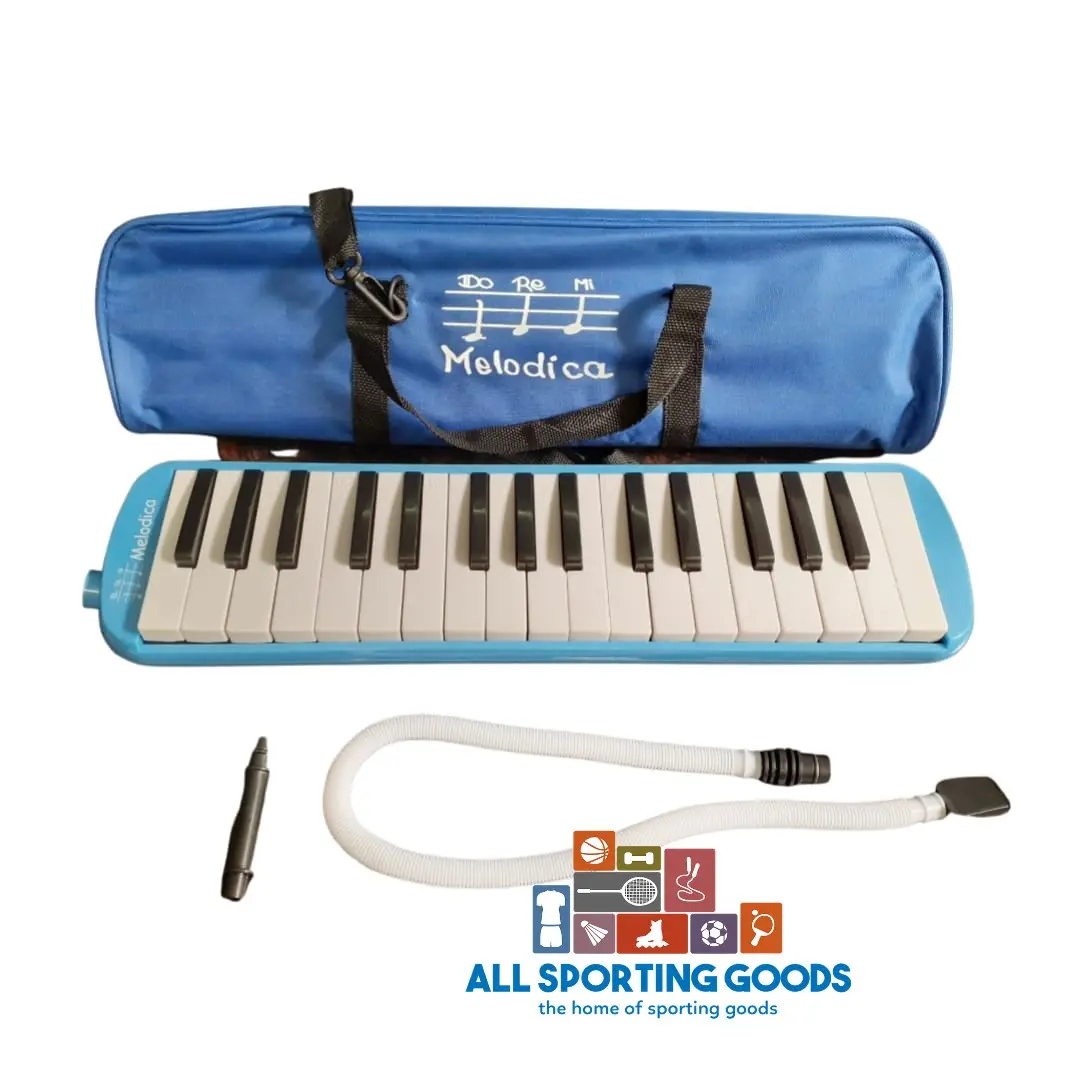 Pianika Softcase Full Set Biru Pink