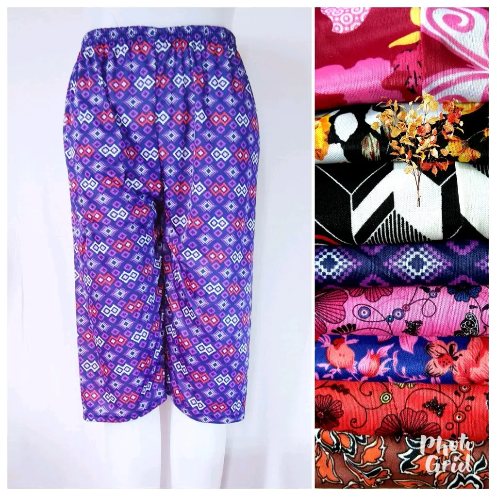 4 PCS CELANA DALAM KOLOR SANTAI BUNGA CELANA HARIAN WANITA CELANA PENDEK BUNGA