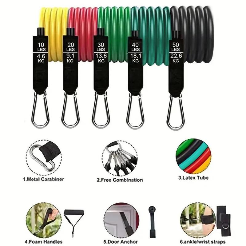 Resistance Band Set, 11pcs Straps With Elastic Band, Sports Straps For Leg Training, Kicking Legs And Hip Training, Fitness Equipments For Home Gym 3