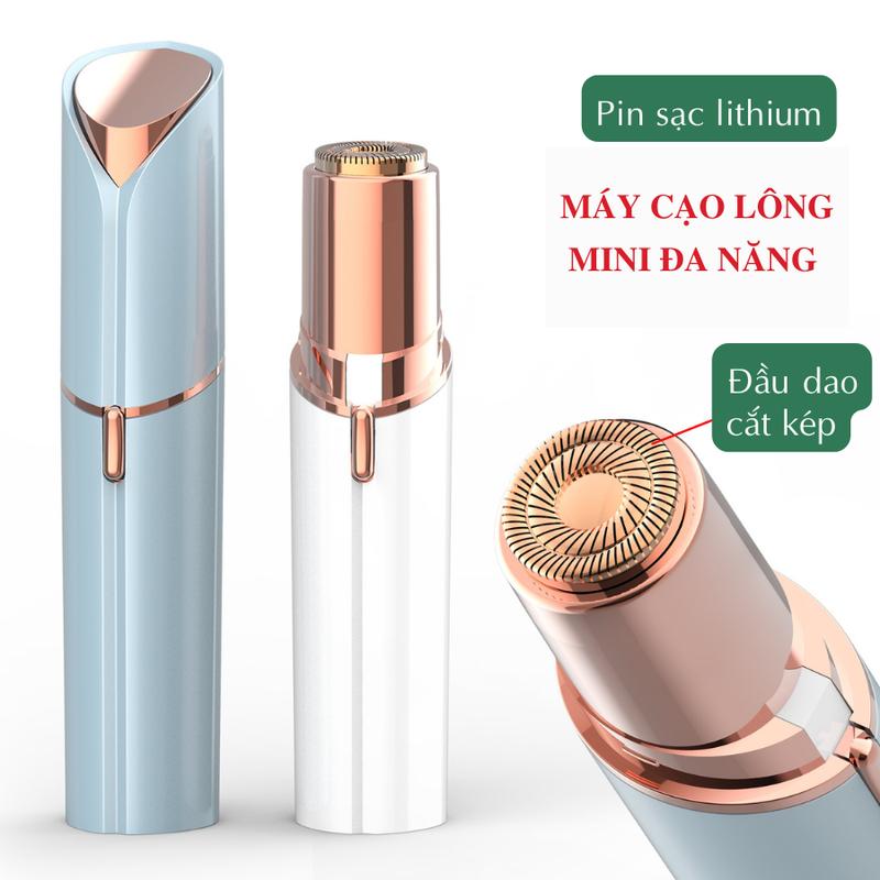 Bút cạo lông phụ nữ cao cấp Boorui02 - Máy cạo lông toàn thân, triệt lông thẩm mỹ cho phái đẹp sạc USB an toàn - Hàng loại 1