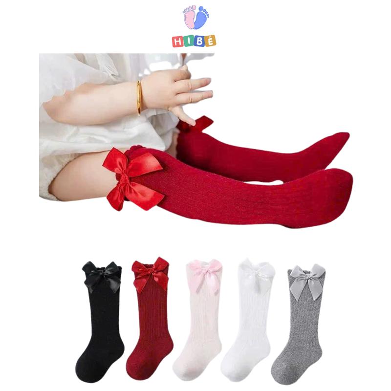 Tất Bốt Hi Bé Tất Mùa Đông Phối Với Body Váy Cho Bé Gái Từ 0-12 Tháng VT006