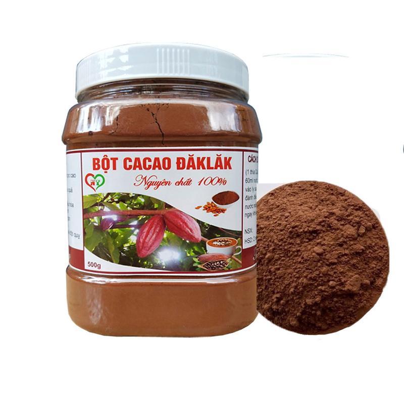 Lon 500G BỘT CACAO DAKLAK 500g/lon