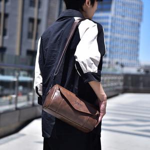 Men's High-End Crossbody Bag Large Capacity Shoulder Bag Commuter Men's Satchel, Simple Casual Style, Suitable for Daily Use or Work Use