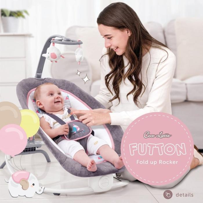 Jual Cocolatte Futton Basic Rocker - Ayunan Bayi - CL 6917 Purple ...
