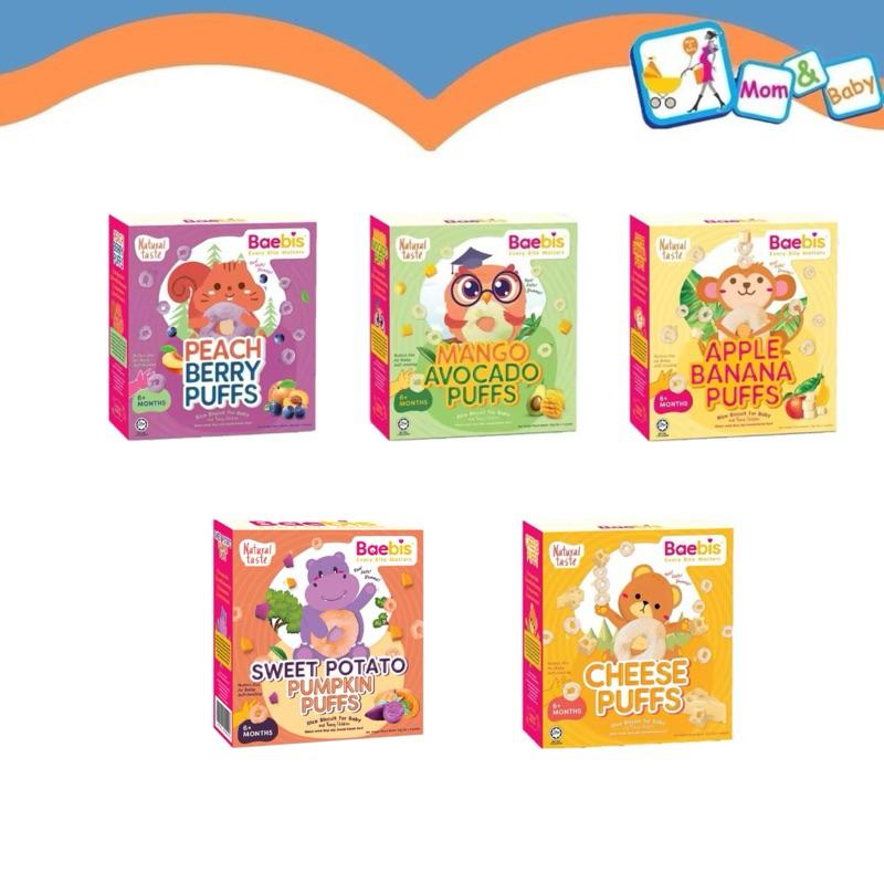 Baebis Organic Baby Rice Puffs - Baby Snack Biscuit For 6+ Months ...