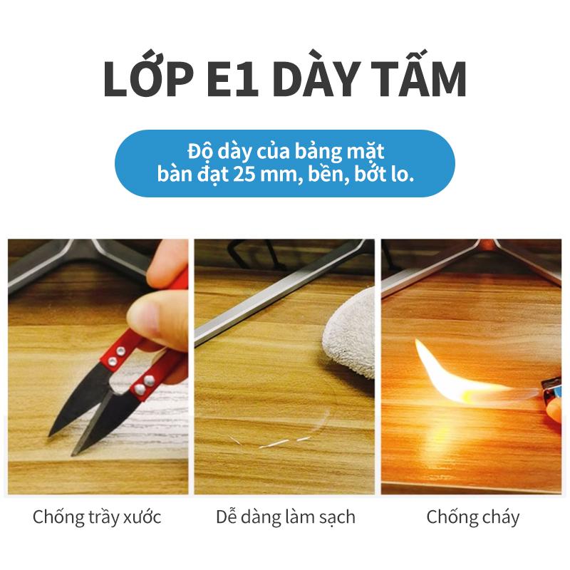 ICON Bàn làm việc Chất liệu cao cấp Bền vững và ổn định Mặt bàn rộng Phù hợp cho không gian gia đình, văn phòng, học tập bàn  60x120 2