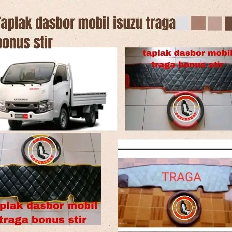 Taplak Dasbor Isuzu Traga Anti Air dan Anti Jamur bonus stir mobil