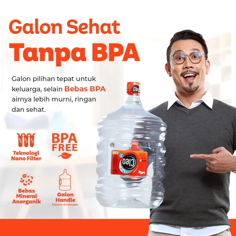 Cleo Galon Refill 19Liter 1