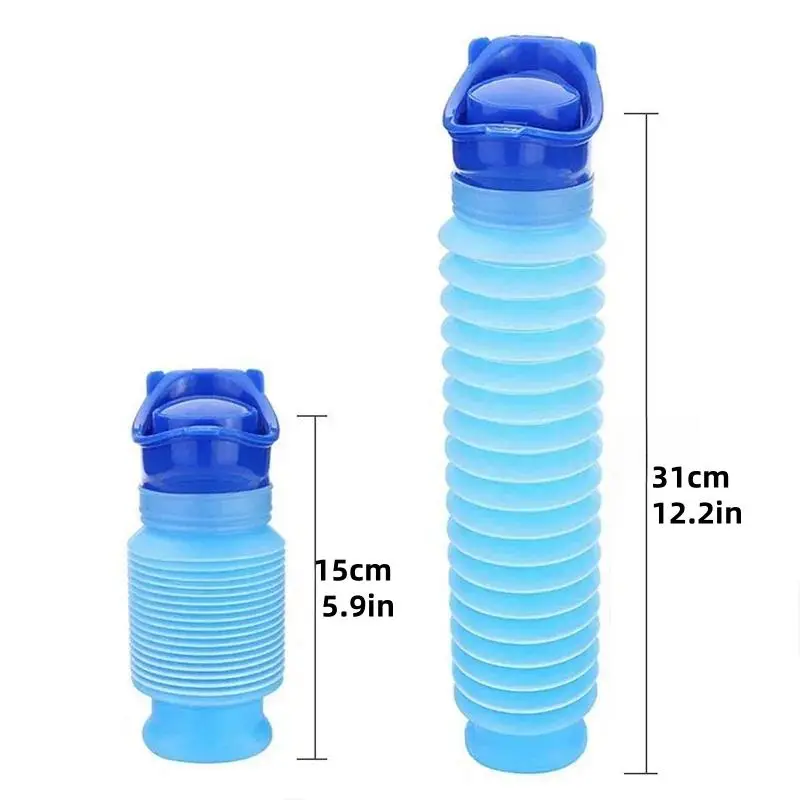 Portable Car Urine Bottle, Foldable Car Emergency Urine Bottle, Car Accessories for Outdoor Camping Travel 2