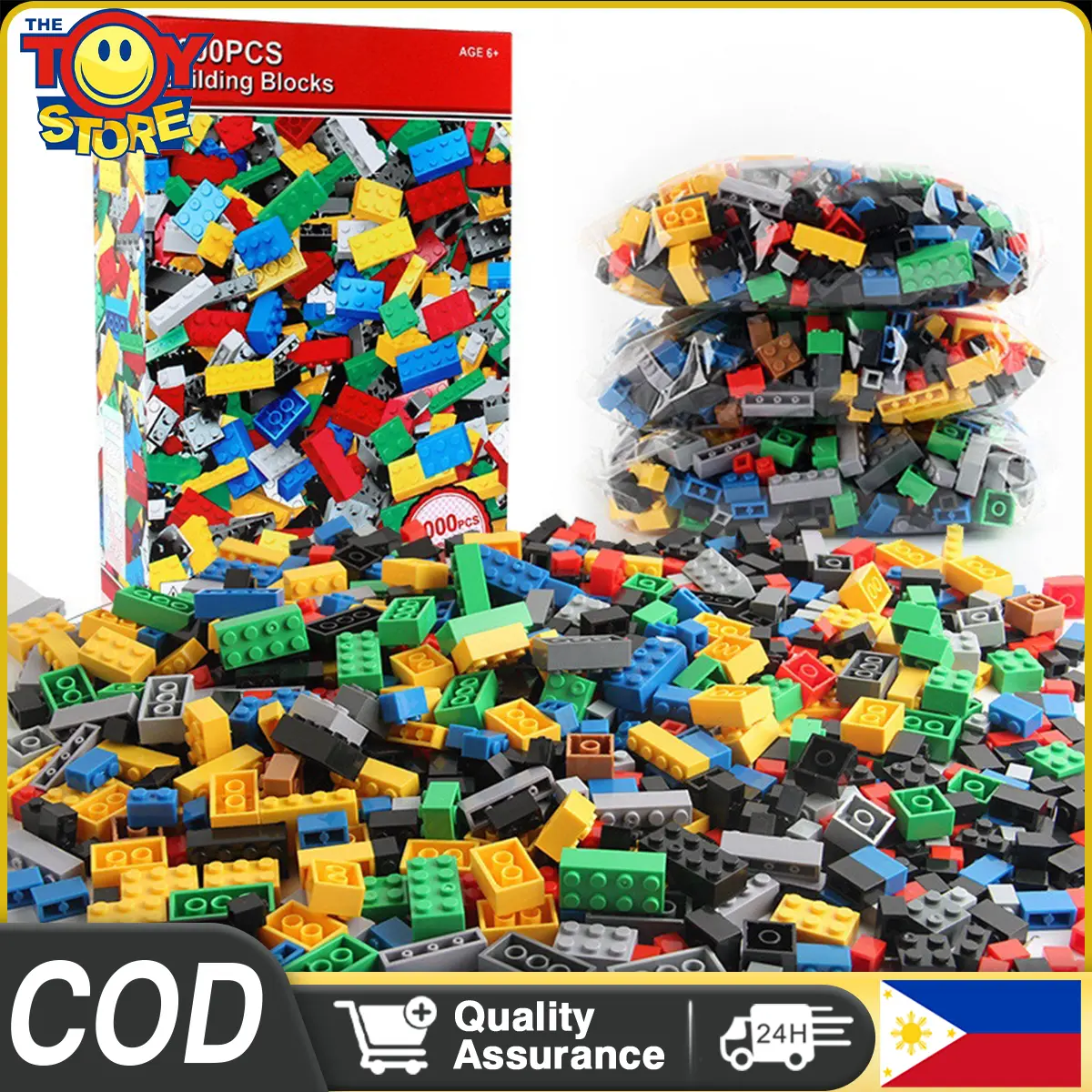 500/1000pcs Building Block toys Environmentally Friendly Material bricks Blocks Kids Toys