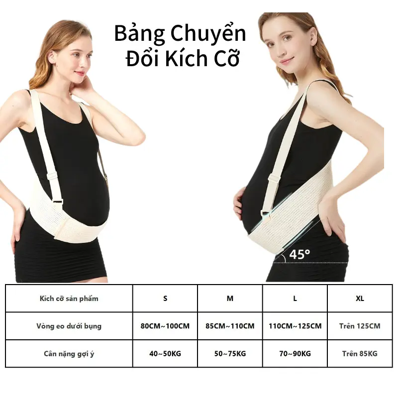 Đai Đỡ Bụng Bầu Thoải Mái Và Thoáng Khí Giảm Đau Lưng Đai Nâng Đỡ Bụng Bầu Giúp Mẹ Bầu Cảm Thấy Thoải Mái 1