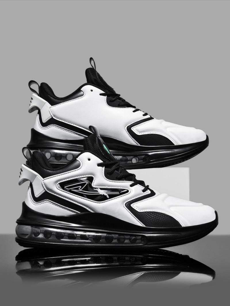 Product Introduction of Men's Sporty Lace Up Sneakers, Casual Comfortable Breathable Running Shoes, Trendy All-match Anti-slip Sneakers for Daily Wear, Trainer 2