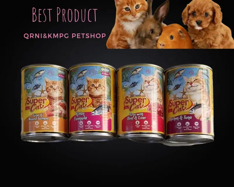 Supercat 400gr makanan kucing kaleng basah wetfood kucing 0