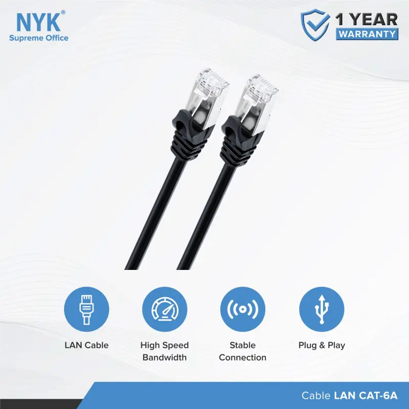 kabel LAN Outdoor FTP 20m 20 meter CAT6 CAT 6 JACK Metal Siap pakai 3