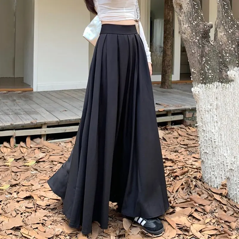Váy Ô Chữ A Cạp Cao Cổ Điển Phong Cách Hồng Kông, Váy Nửa Cho Nữ, Váy Midi Xếp Ly Độc Đáo Phong Cách Ins, Thiết Kế Đẹp, Thích Hợp Cho Mùa Hè, Bộ Sưu Tập Người 2012
