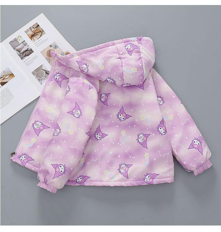 Product Introduction of เสื้อโค้ทหนาปานกลางสำหรับเด็กผู้หญิง, เสื้อผ้าฤดูใบไม้ร่วงและฤดูหนาว, 2024 มาใหม่, เสื้อโค้ทมีฮู้ดผ้าฝ้ายสำหรับเด็กผู้หญิง, เสื้อโค้ทการ์ตูน, สำหรับเด็กผู้หญิง 17