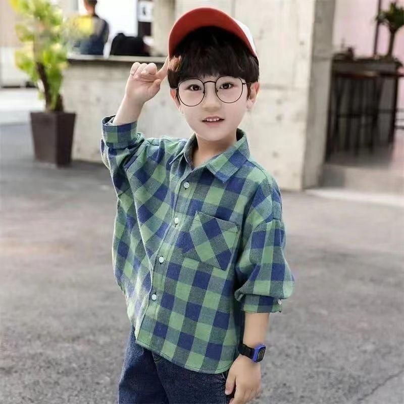 Product Introduction of Áo Sơ Mi Kẻ Sọc Cho Bé Trai, Áo Sơ Mi Dài Tay Mùa Xuân Và Mùa Thu Mới 2024, Cho Trẻ Em Lớn Hơn, Cotton Nguyên Chất, Thời Trang Thường Ngày Áo Khoác Hợp Xu hướng, Được 1535 Đánh Giá Tích Cực 6
