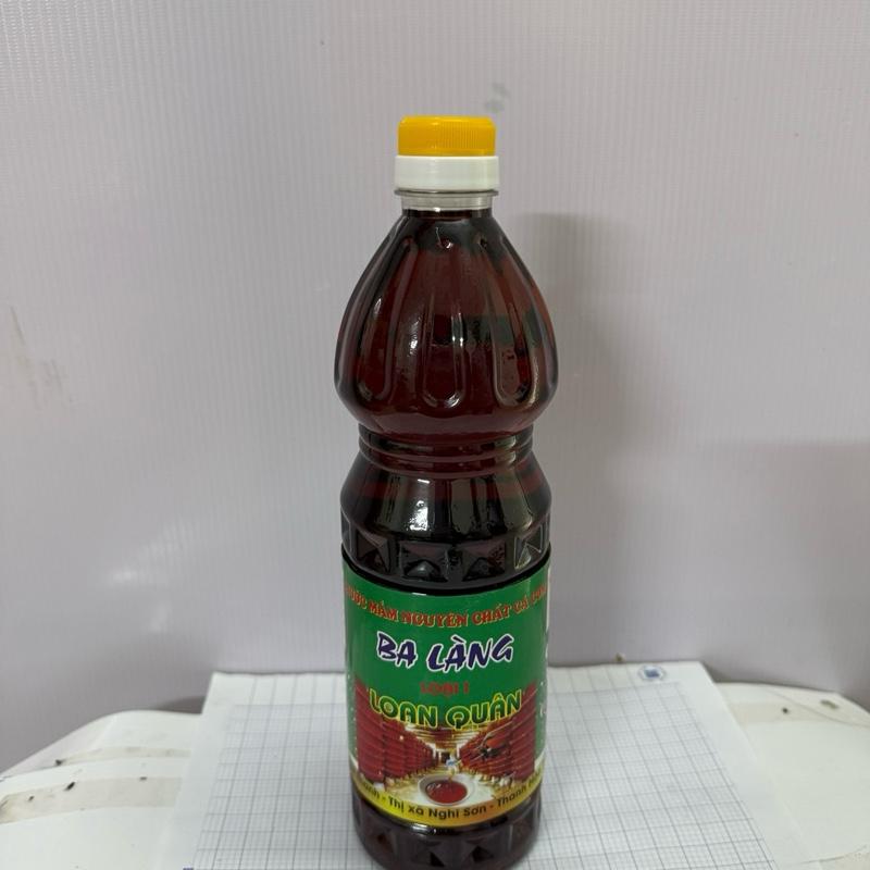 Nước mắm cốt cá cơm ủ 2 năm với 38 độ đạm. Giá khuyến mãi 4
