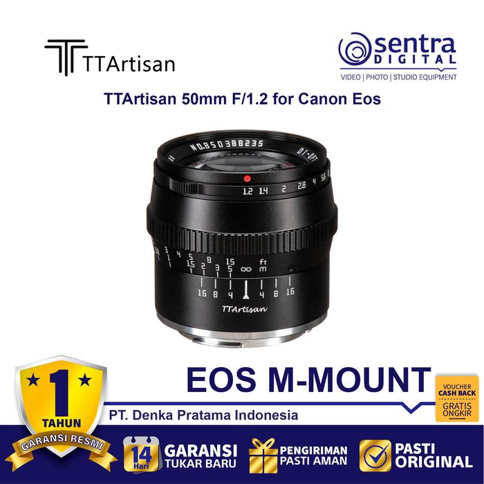 Gambar TTArtisan 50mm f/1.2 APSC Manual Lens for Canon EF M Mount Lensa TT Artisan dari Sentra Digital Kota Surabaya Tokopedia