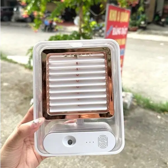 Quạt Phun Sương Cầm Tay - Quạt Điều Hoà - Tiện Lợi Dễ Dàng Mang Đi Usb  Mobile Phụ Kiện 3