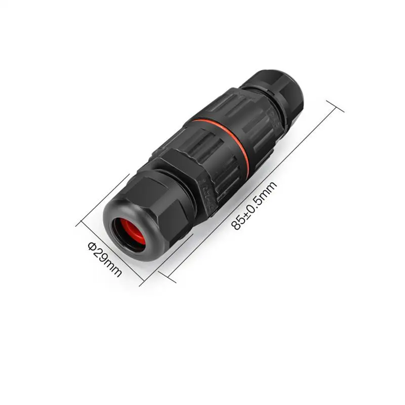 Đầu nối chống nước dây điện 220V, nối dây cáp tròn phi 6-12mm chống nước sử dụng ngoài trời 4