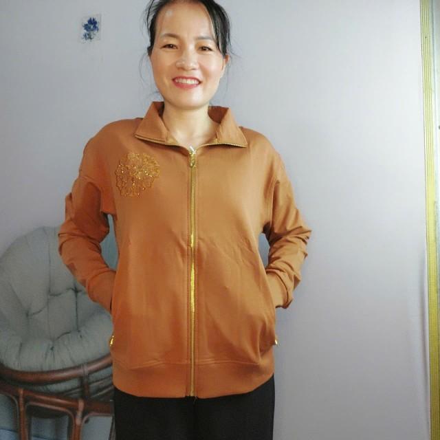 Product Introduction of Áo khoác trung niên Côttôn Mềm Mại (60_80kg), Size 5XL-7XL,không có nón 4
