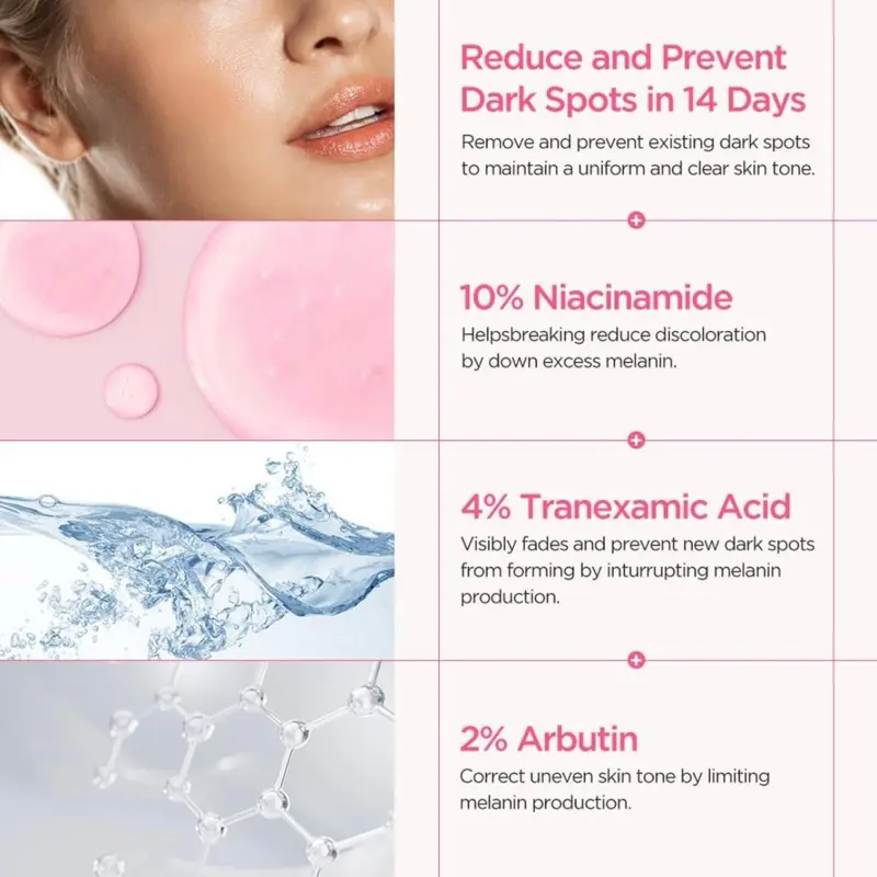 ANUA Niacinamide 10% + TXA 4% Dark Spot Correcting Serum 30ml Korea brightening serum Tranexamic Acid Serum XX251 Mild Secure 3