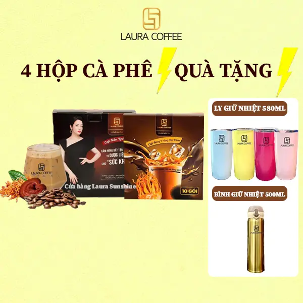 [QUÀ TẶNG] 4 Hộp Cà Phê Nhật Kim Anh Laura Coffee