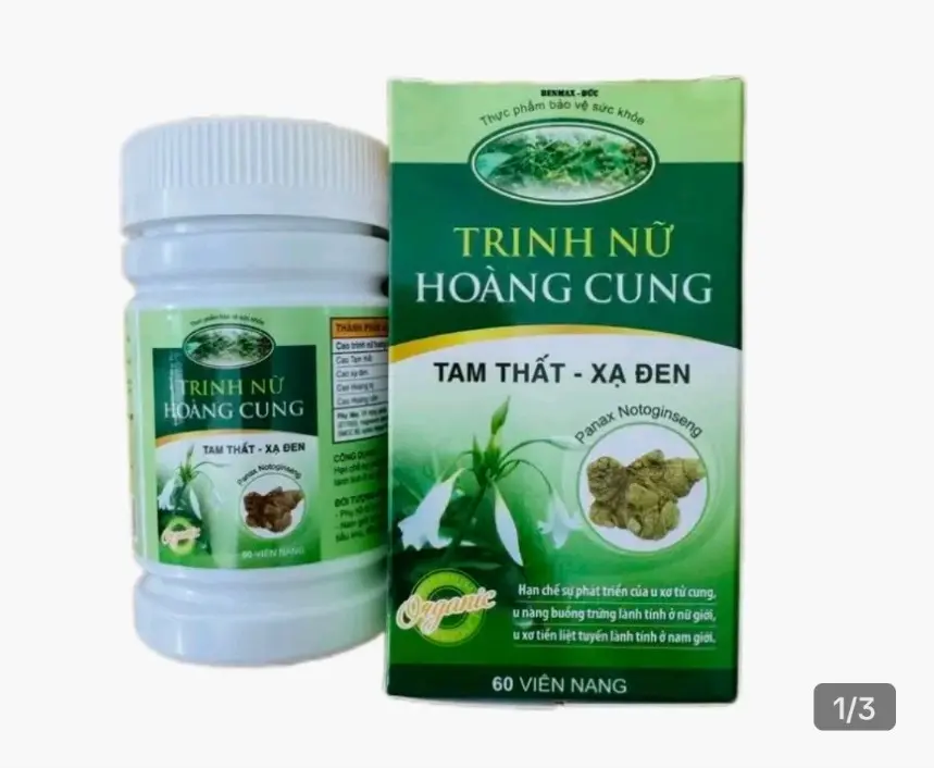 Trinh nữ hoàng cung - Tam Thất - Xạ Đen hỗ trợ giảm u nang, u xơ